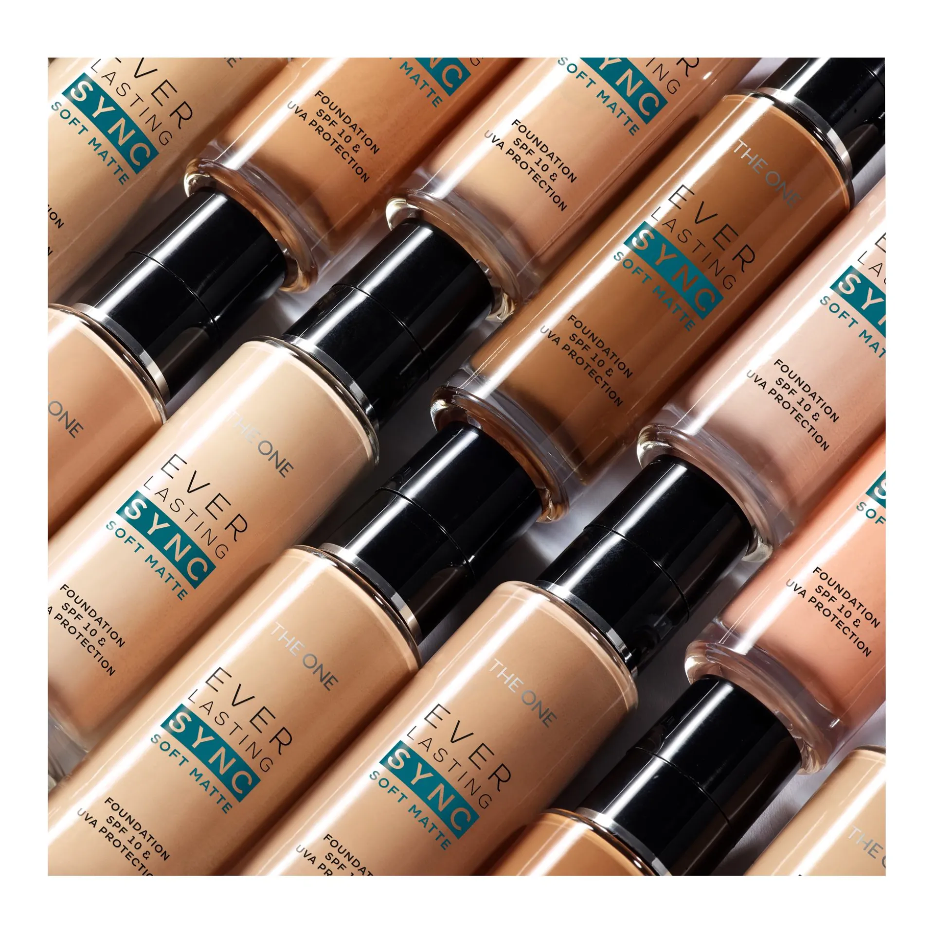 Base de Cor Soft Matte com FPS 10 e Proteção UVA Everlasting Sync THE ONE 4212730 ml.
