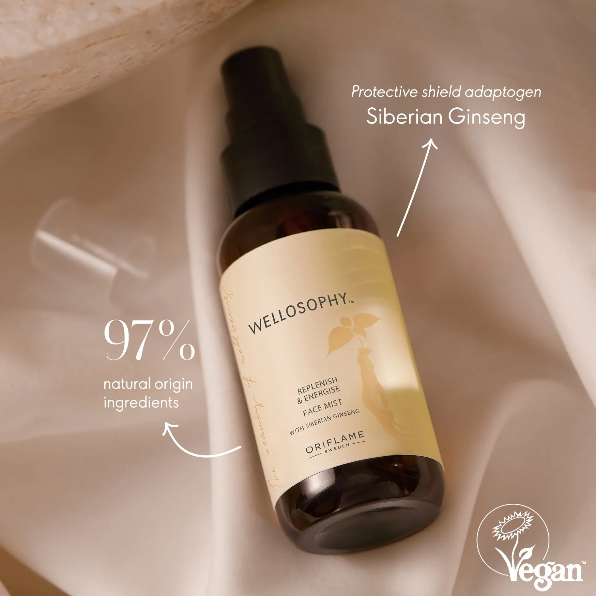 Bruma Facial Replenish & Energise Wellosophy 100 ml.