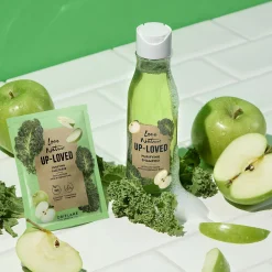 Champô Purificante Love Nature Up-Loved com Maçã e Couve Biológicas Recicladas 250 ml.
