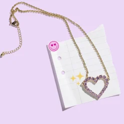 Colar Girl Power Heart 0 unidades
