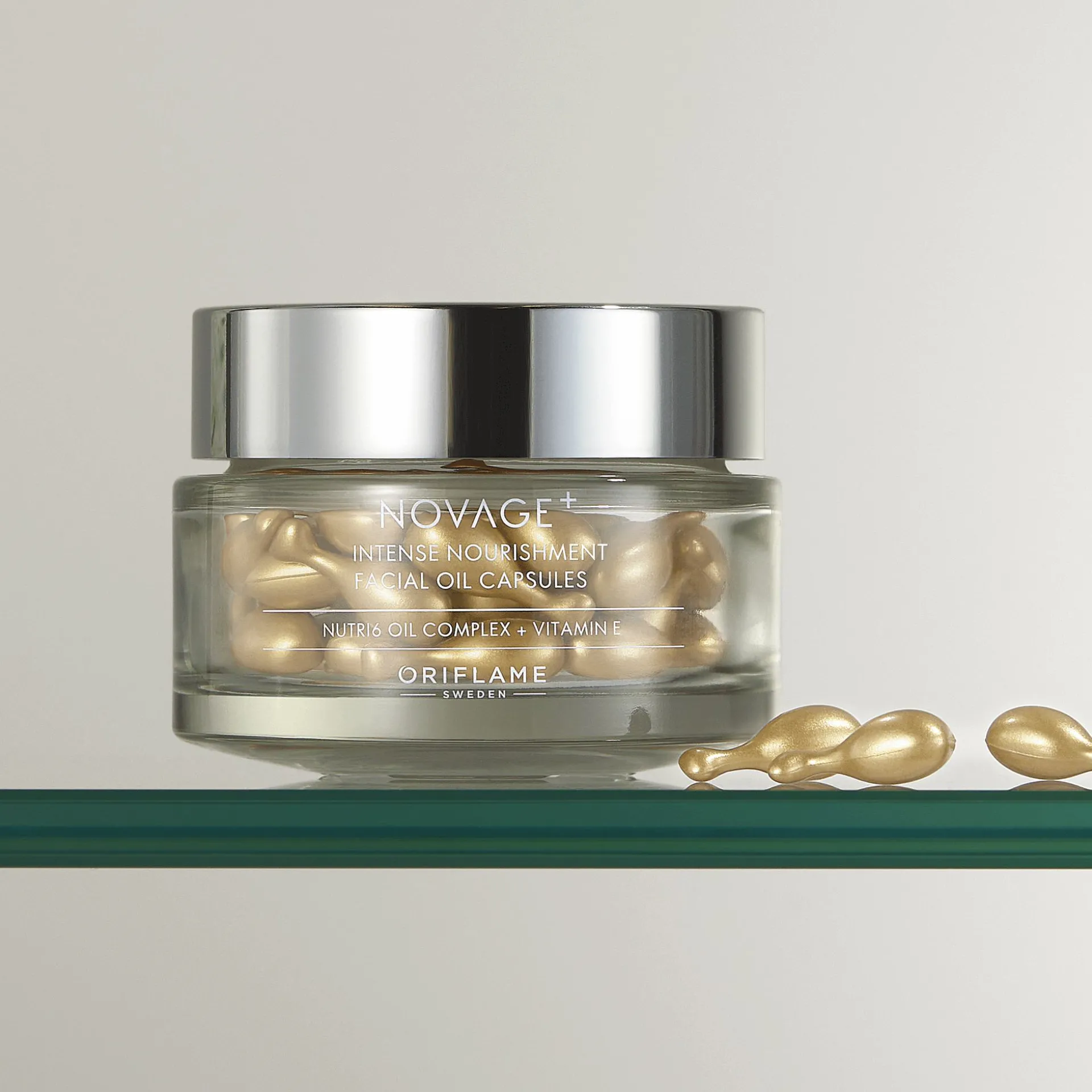 Cápsulas Óleo Facial Nutrição Intensiva Novage+ 30 unidades