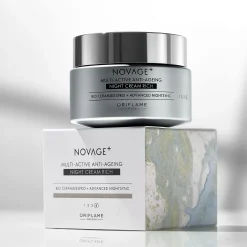 Creme de Noite Rico Multi-Active Anti-Ageing Novage+ 50 ml.