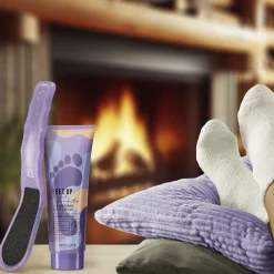 Creme de Pés Nutritivo Ameixa & Manteiga de Karité Feet Up 75 ml.
