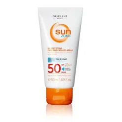 Creme Solar Proteção UV Muito Elevada FPS 50 - Rosto e Zonas Expostas Sun Zone 50 ml.