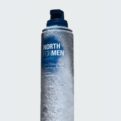 Espuma de Limpeza e de Barbear 2 em 1 Subzero North For Men 200 ml.