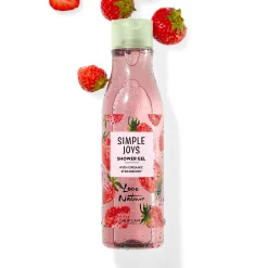 Gel de Banho com Morango Biológico Simple Joys Love Nature 250 ml.