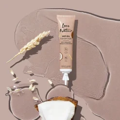 Óleo Quente para Cabelo Seco com Trigo e Coco Biológicos Love Nature 15 ml.