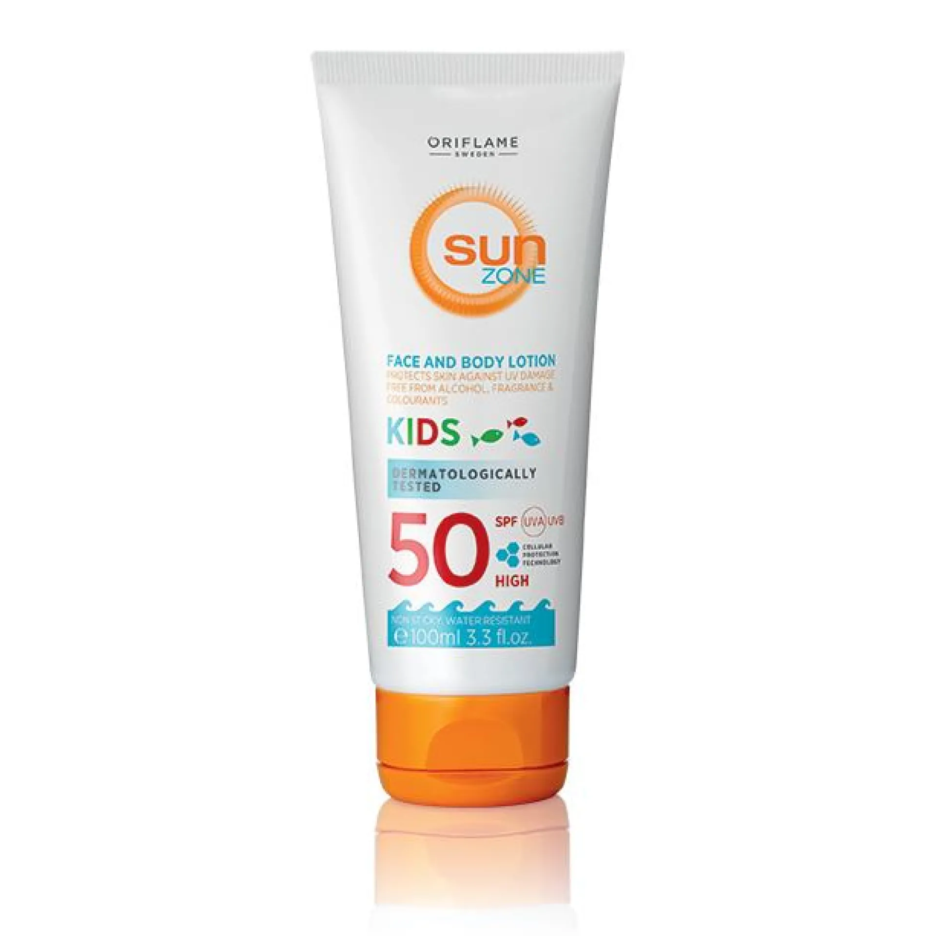 Loção Corporal Proteção Muito Elevada FPS 50 para o Rosto e Corpo Sun Zone Kids 100 ml.