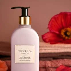 Loção de Corpo & Mãos Papoila e Baunilha Essense&Co. 300 ml.