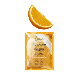 Máscara-Gel Facial de Laranja com Óleo de Semente de Laranja Biológico Love Nature 10 ml.