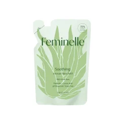 Recarga Lavagem Íntima Suavizante com Aloe Vera Feminelle 300 ml.
