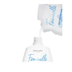 Recarga Limpeza Íntima Refrescante Groselha-negra e Flor de Lotus Feminelle 300 ml.