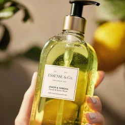Sabonete Líquido Mãos e Banho Limão e Verbena Essence & Co. 300 ml.