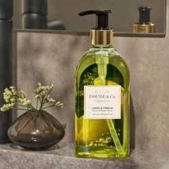 Sabonete Líquido Mãos e Banho Limão e Verbena Essence & Co. 300 ml.