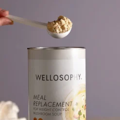 Sopa Substituta de Refeição para Controlo de Peso Wellosophy - Cogumelos 560 g.