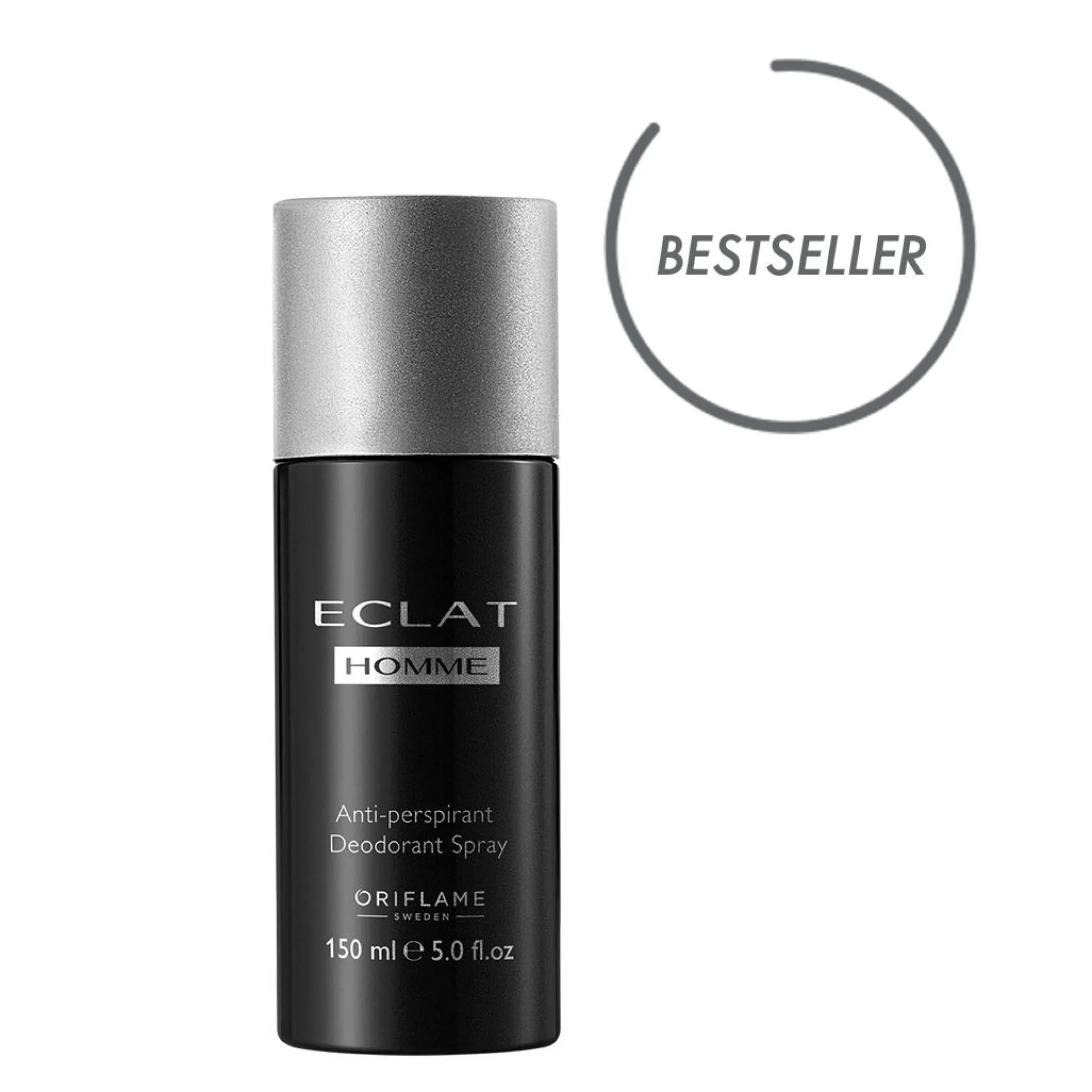 Spray Desodorizante Antitranspirante Eclat Homme 150 ml.